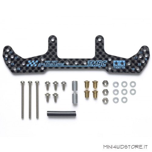 Piastra Supporto Posteriore Carbon HG 1.5mm Asia Challenge