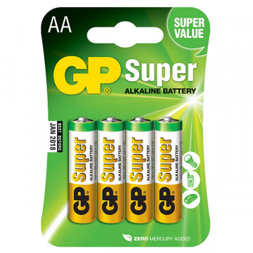 Batterie Stilo GP Super Alcaline Tipo AA 1.5V